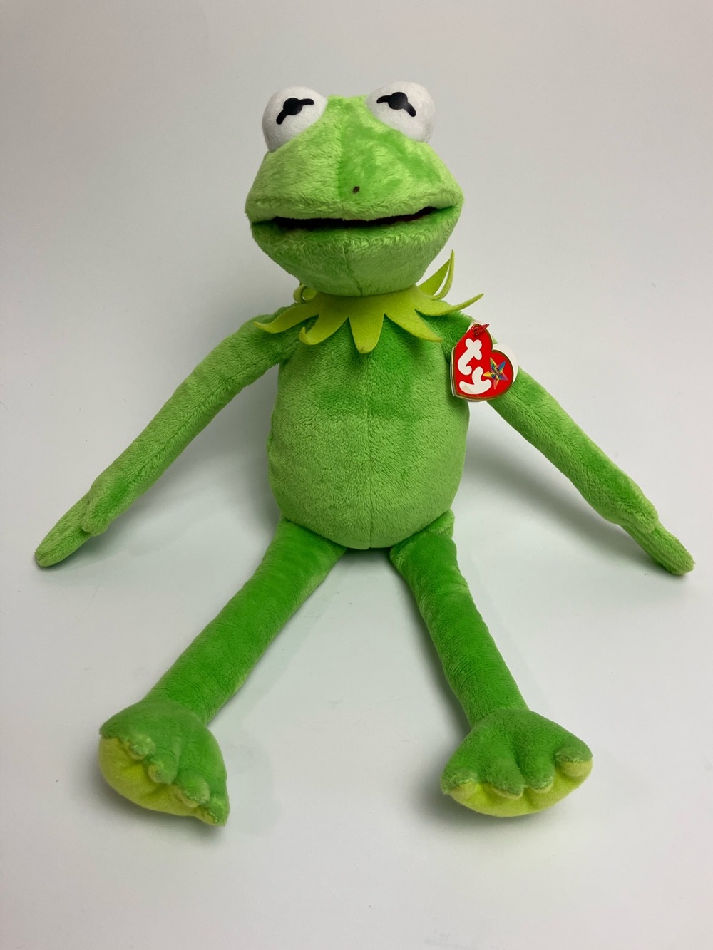 TY Beanie Buddies Kermit 2013 16'' with Tag Medium Plush The Muppets Disney